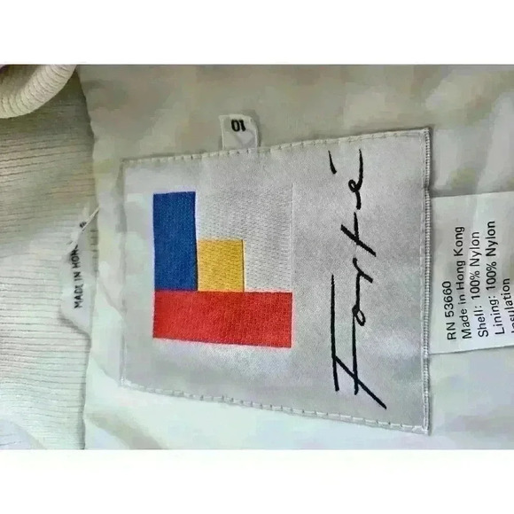 Vintage 90's Forte Women's Ski Jacket Size 10 Stunner Red - Picture 13 of 16